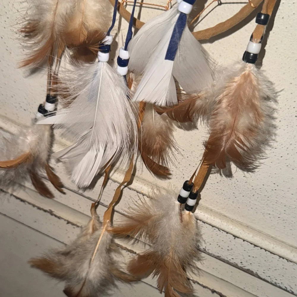 Blue and Tan Dreamcatcher Wall Decor